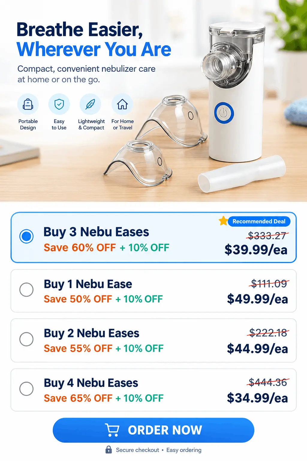 Nebu Ease Nebulizer offer price 